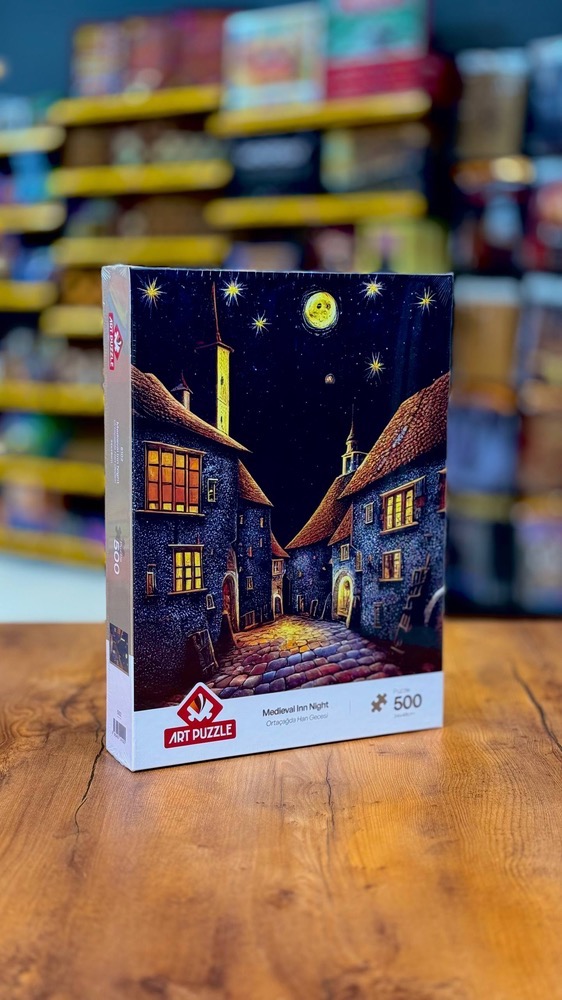 پازل 500 تکه آرت پازل مدل Medieval Inn Night كد 5102