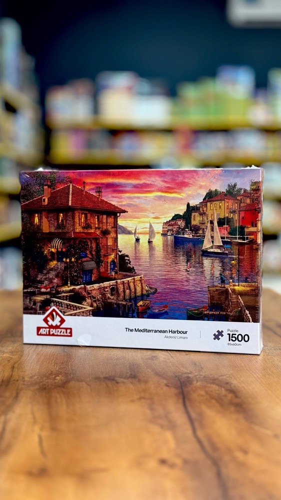 پازل 1500 تکه آرت پازل طرح The Mediterranean Harbour کد 5374